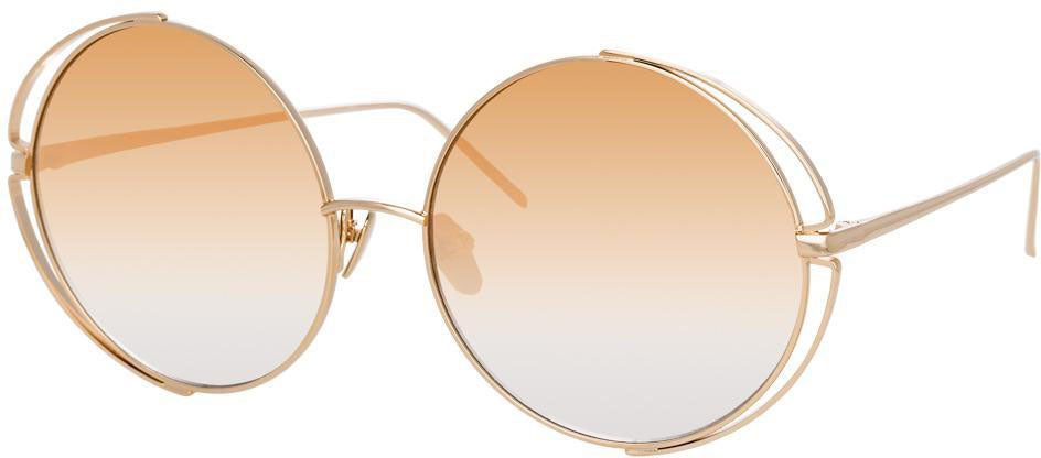 Color_LFL816C7SUN - Linda Farrow Farah C7 Round Sunglasses