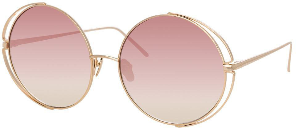 Color_LFL816C8SUN - Linda Farrow Farah C8 Round Sunglasses