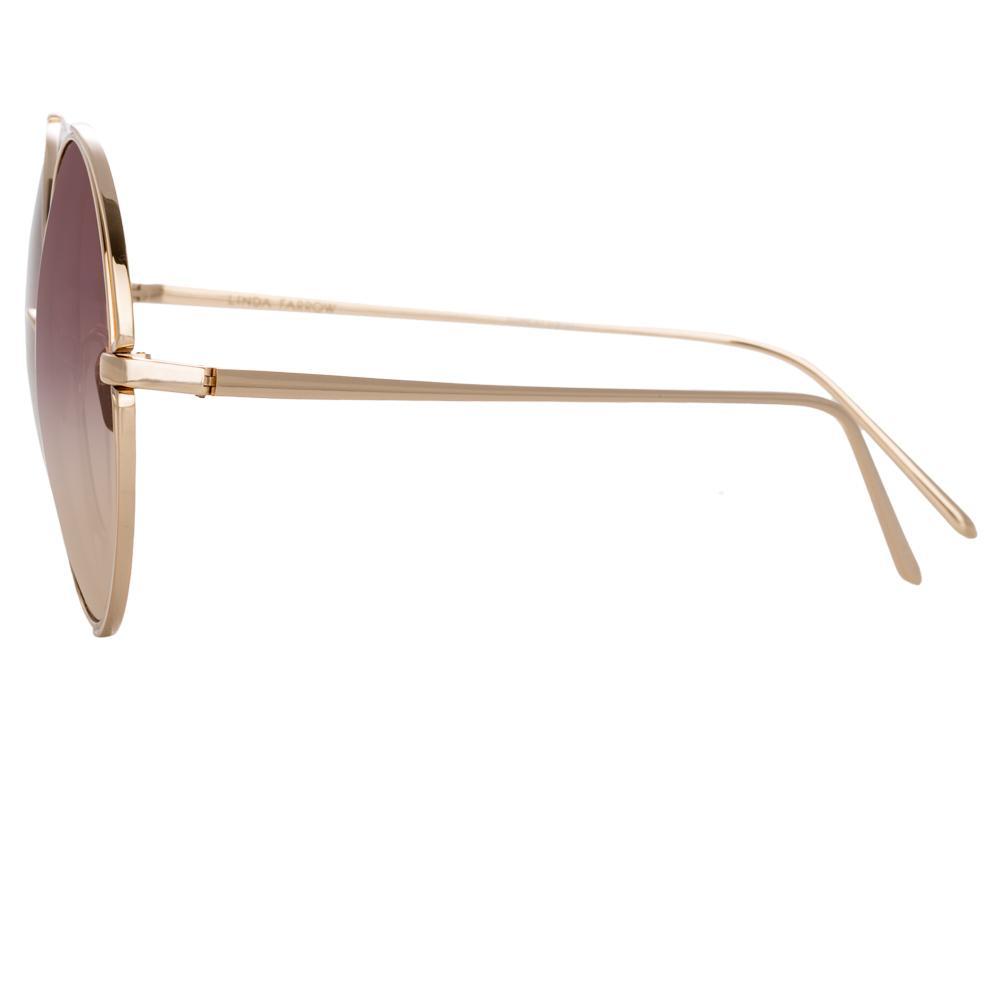 Color_LFL816C8SUN - Linda Farrow Farah C8 Round Sunglasses