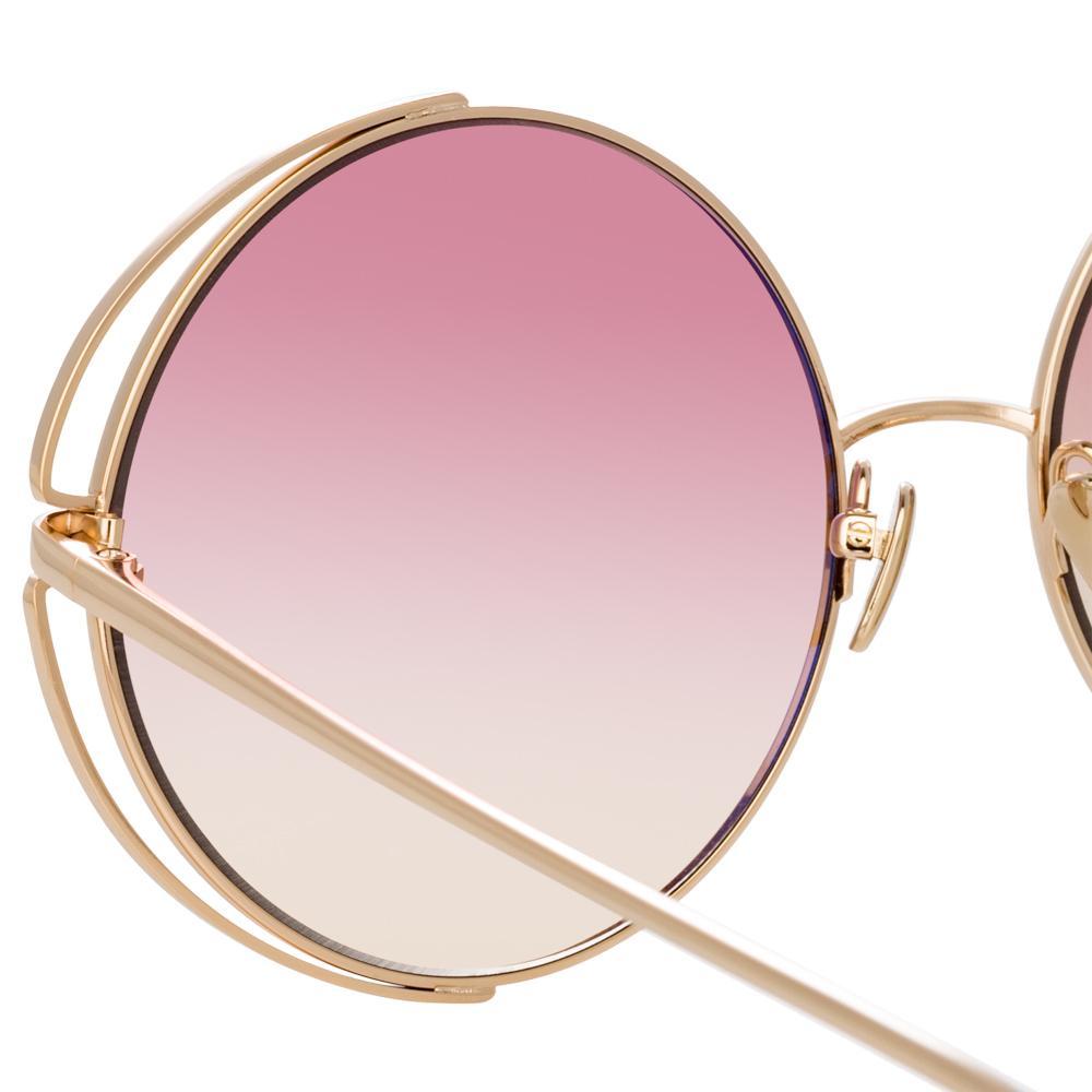 Color_LFL816C8SUN - Linda Farrow Farah C8 Round Sunglasses