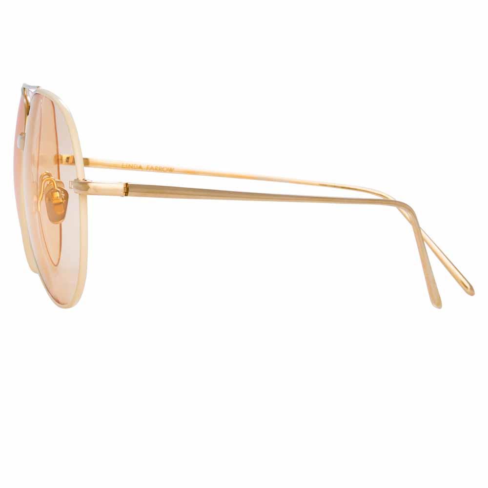 Color_LFL817C16SUN - Linda Farrow Salem C16 Aviator Sunglasses