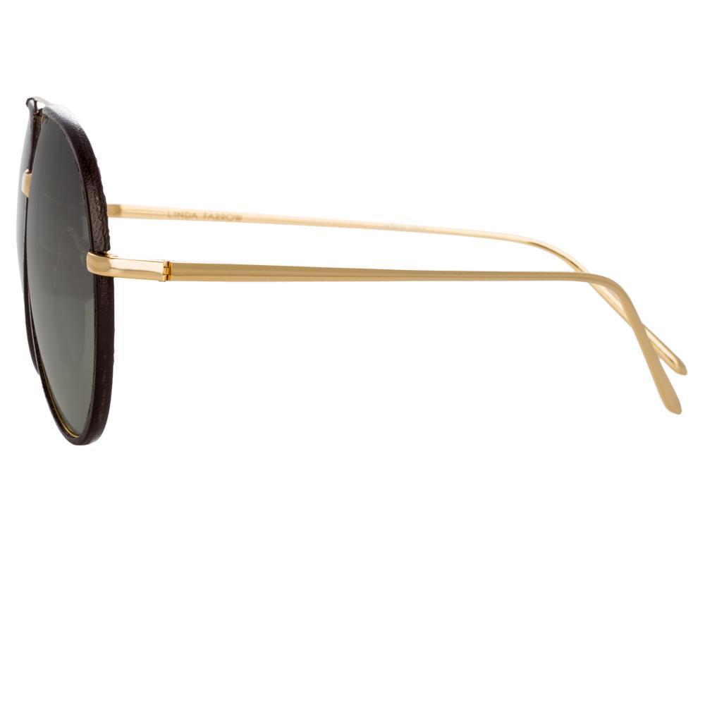 Color_LFL817C4SUN - Linda Farrow Salem C4 Aviator Sunglasses