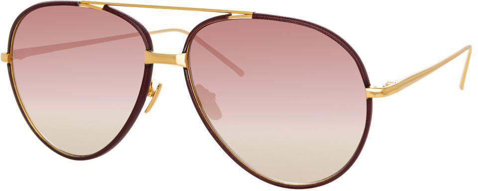 Color_LFL817C6SUN - Linda Farrow Salem C6 Aviator Sunglasses