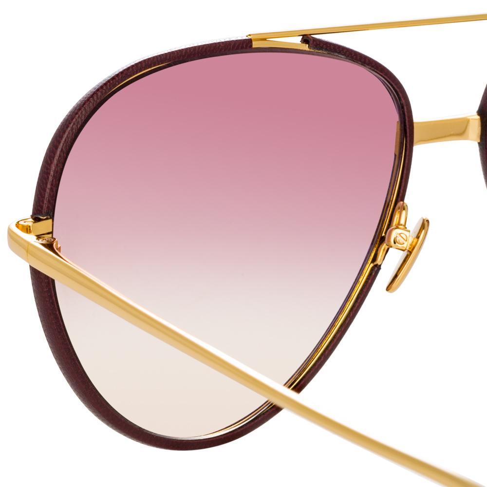 Color_LFL817C6SUN - Linda Farrow Salem C6 Aviator Sunglasses