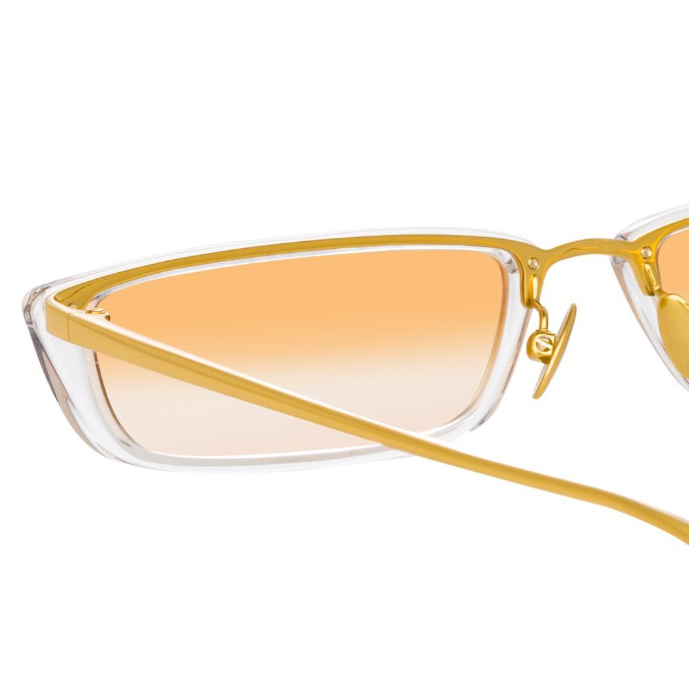 Color_LFL838C6SUN - Linda Farrow Issa C6 Rectangular Sunglasses