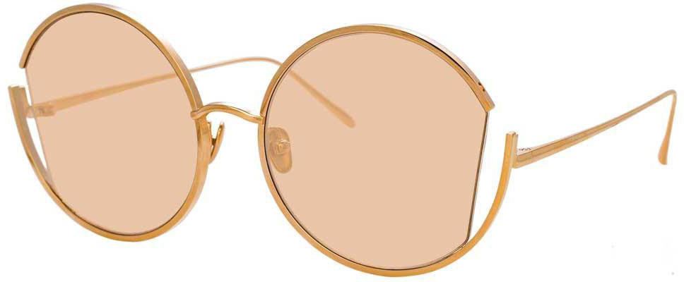 Color_LFL851C6SUN - Linda Farrow Quarry C6 Round Sunglasses