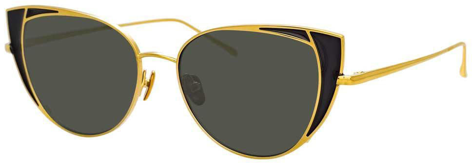 Color_LFL855C1SUN - Linda Farrow Des Vouex C1 Cat Eye Sunglasses