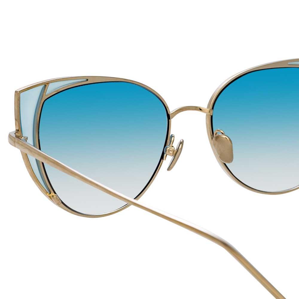 Color_LFL855C7SUN - Linda Farrow Des Vouex C7 Cat Eye Sunglasses