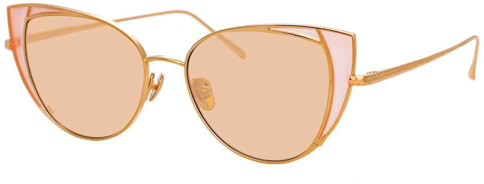 Color_LFL855C8SUN - Linda Farrow Des Vouex C8 Cat Eye Sunglasses