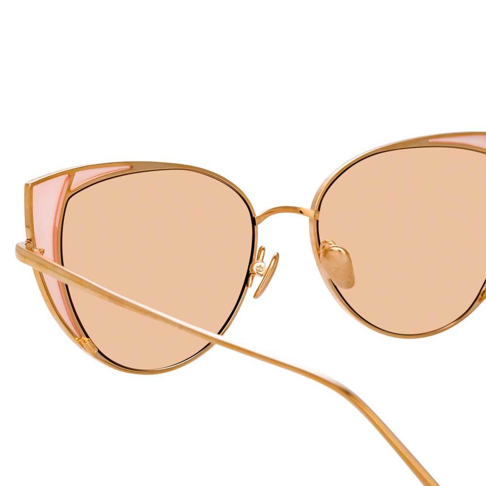 Color_LFL855C8SUN - Linda Farrow Des Vouex C8 Cat Eye Sunglasses