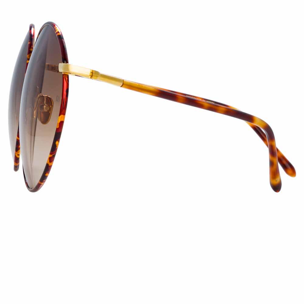 Color_LFL891C2SUN - Linda Farrow Zanie C2 Oversized Sunglasses