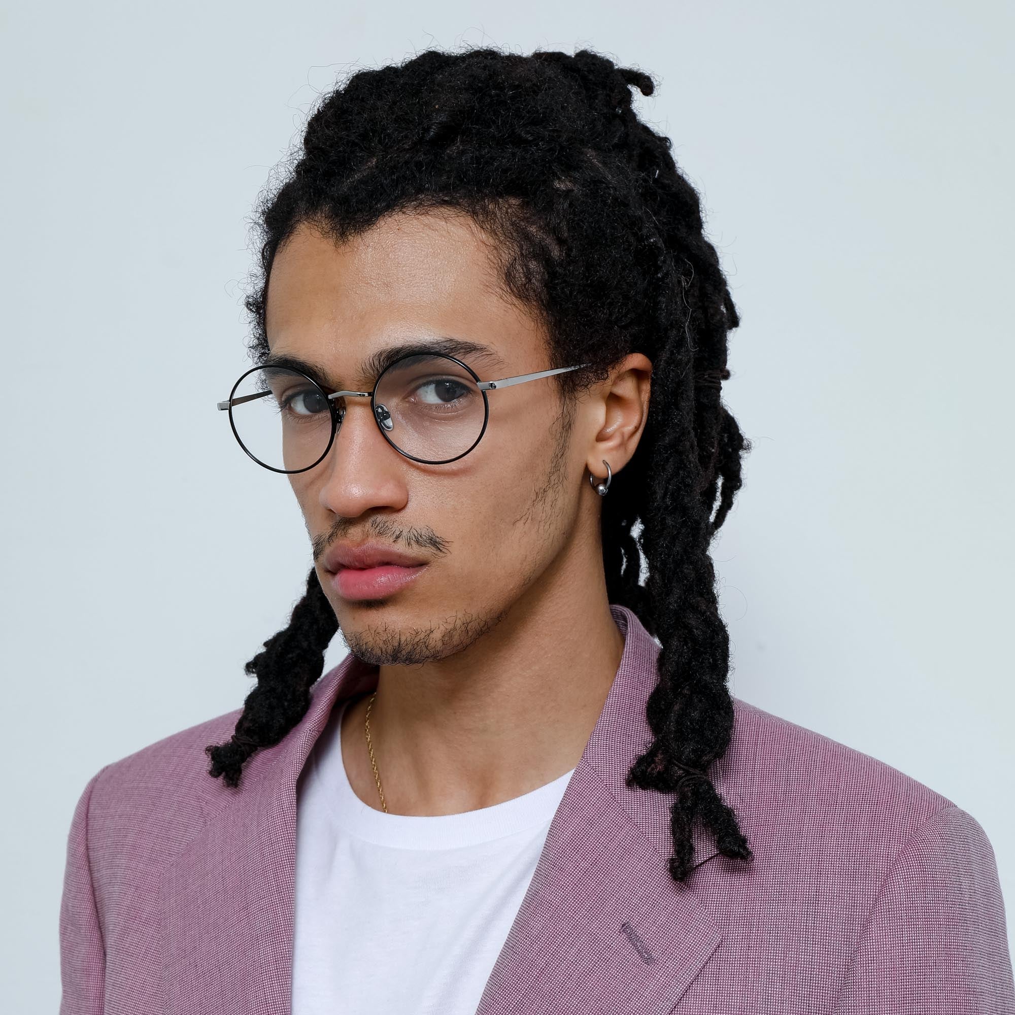 Color_LFL940C1OPT - Harrison Oval Optical Frame in Black and Yellow Gold