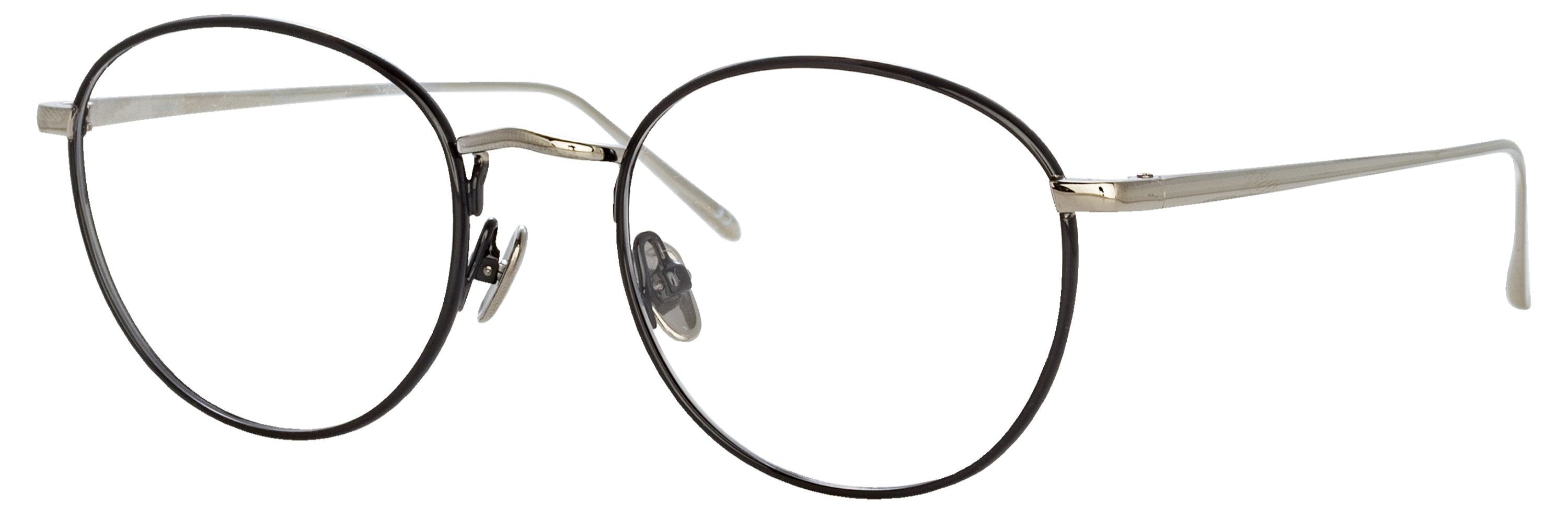 Color_LFL940C2OPT - Harrison Oval Optical Frame in Black and White Gold