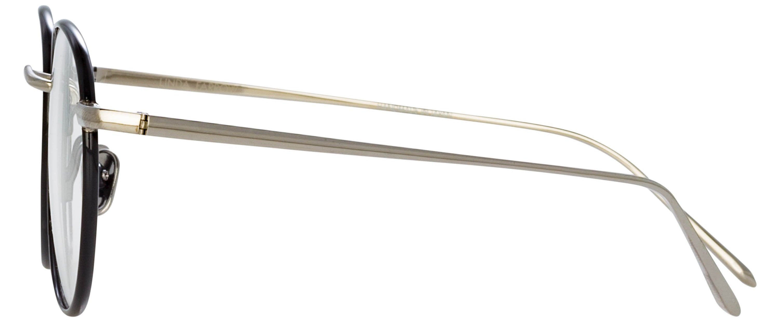 Color_LFL940C2OPT - Harrison Oval Optical Frame in Black and White Gold