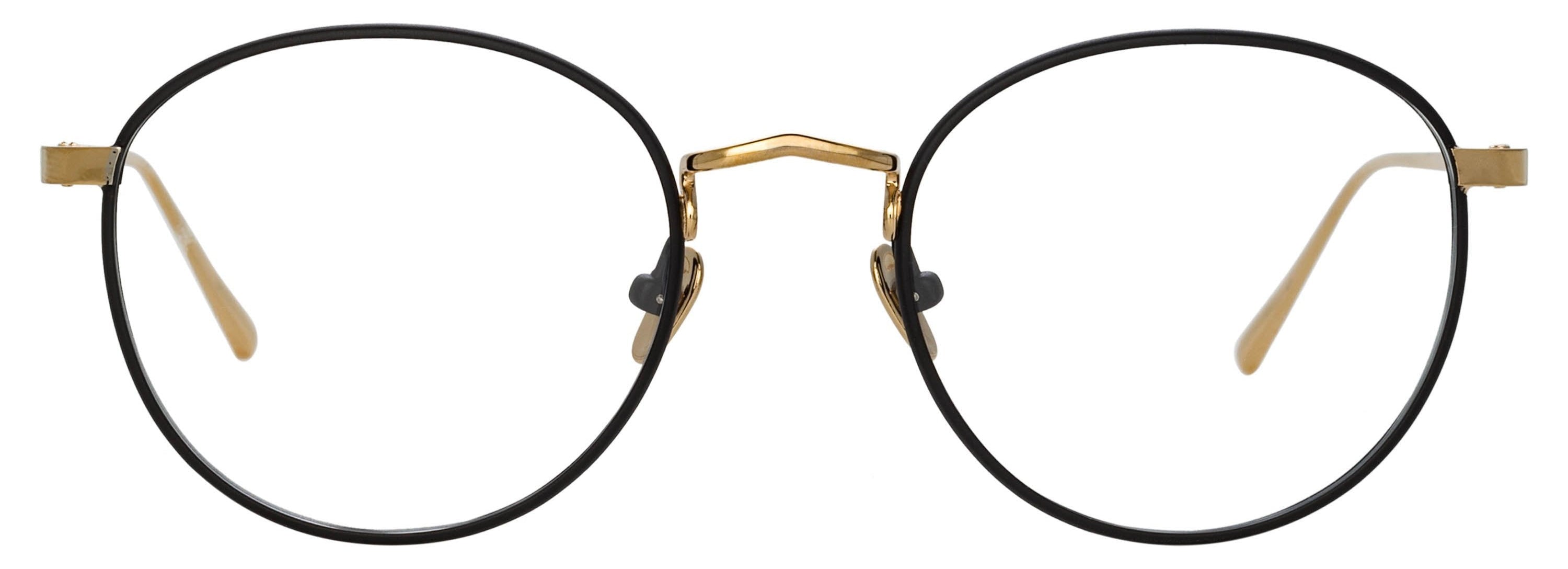 Color_LFL940C3OPT - Harrison Oval Optical Frame in Black and Light Gold