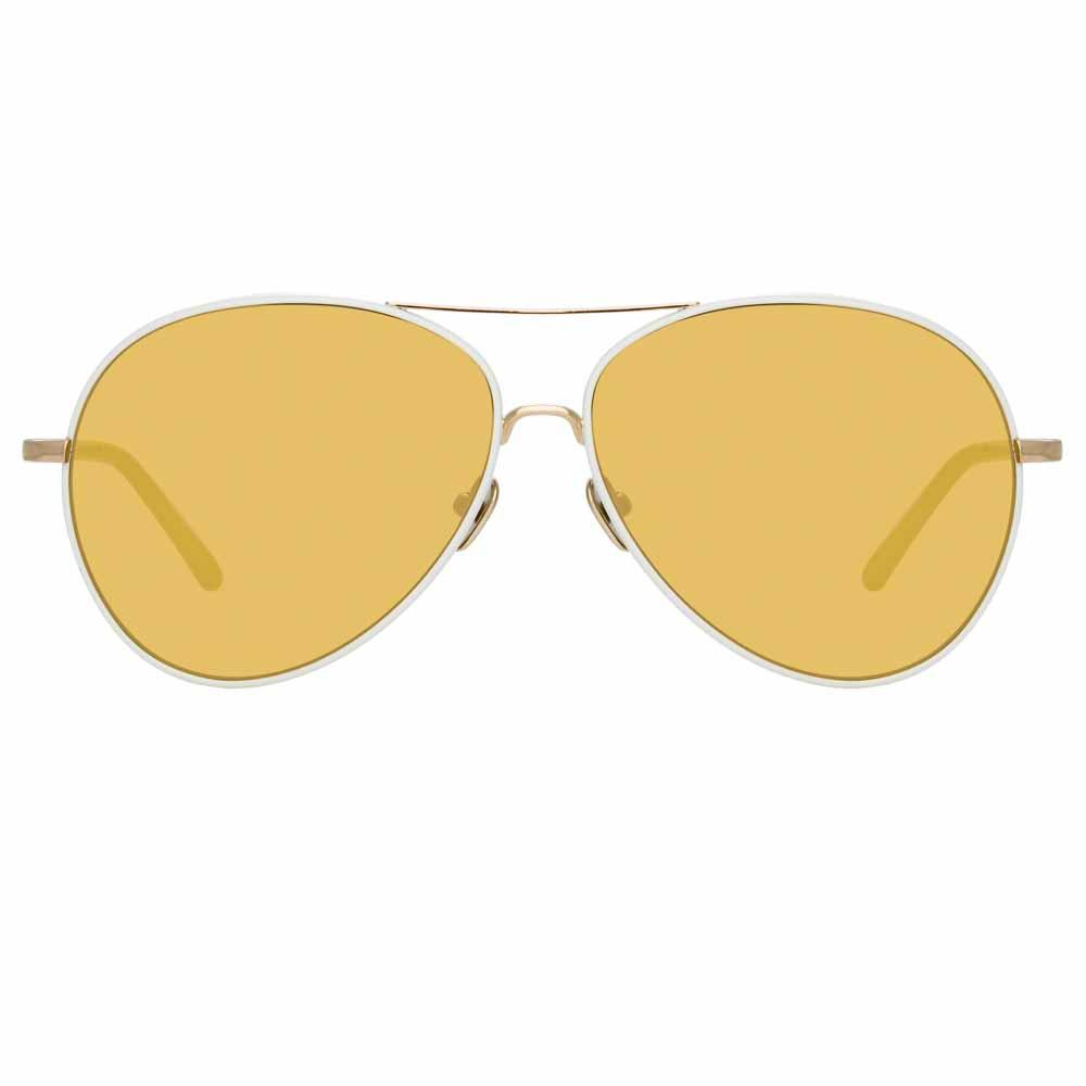 Color_LFL963C11SUN - Linda Farrow Diabolo C11 Aviator Sunglasses