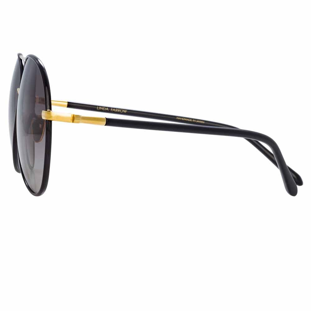 Color_LFL963C1SUN - Linda Farrow Diabolo C1 Aviator Sunglasses