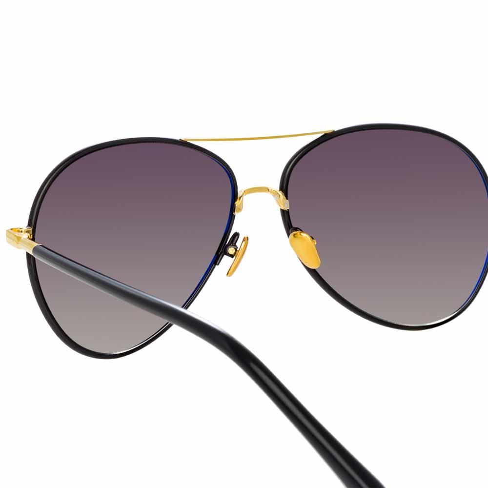 Color_LFL963C1SUN - Linda Farrow Diabolo C1 Aviator Sunglasses