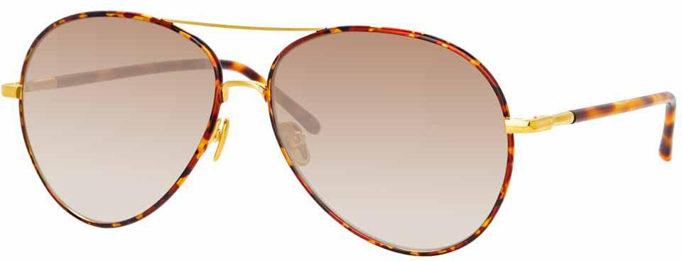 Color_LFL963C2SUN - Linda Farrow Diabolo C2 Aviator Sunglasses