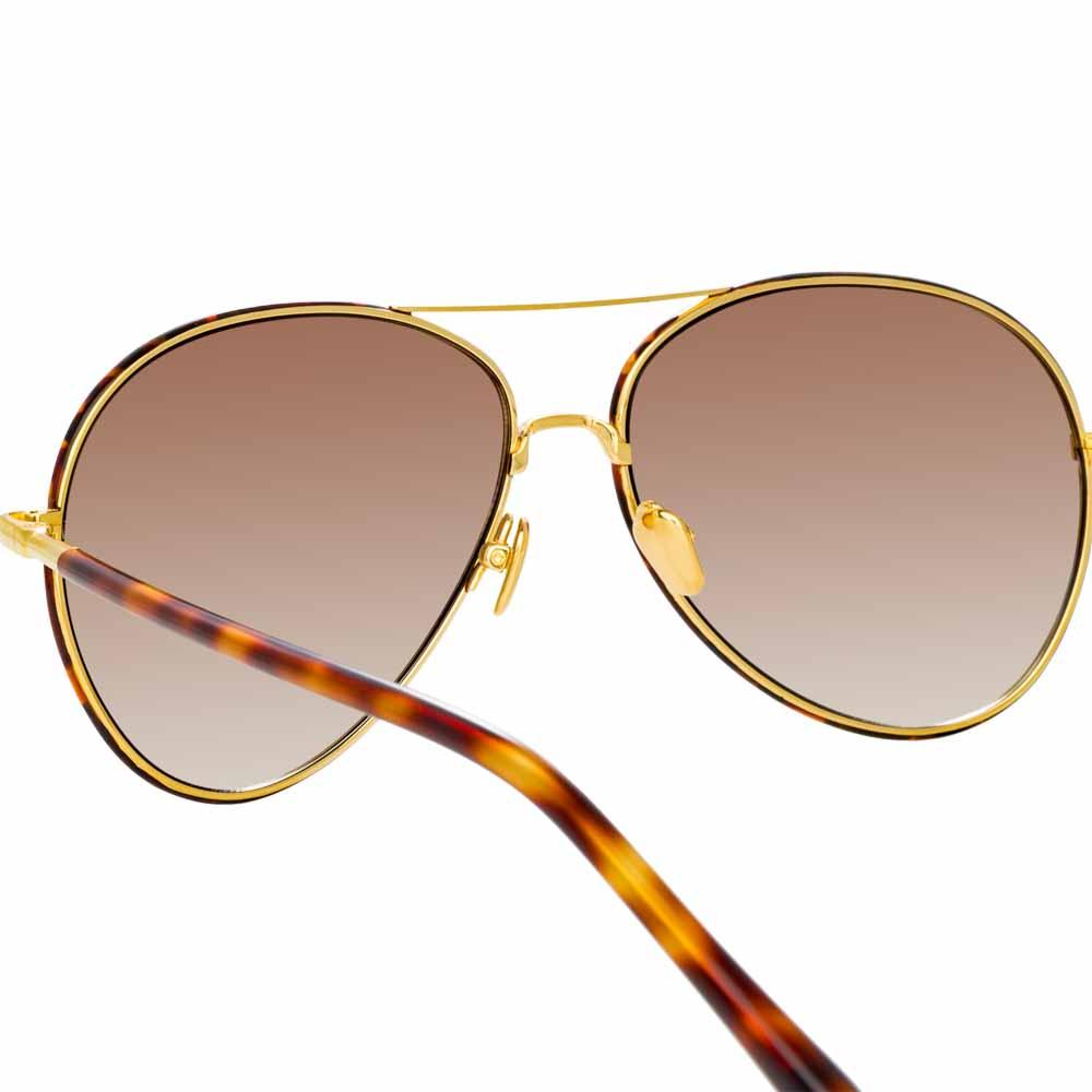 Color_LFL963C2SUN - Linda Farrow Diabolo C2 Aviator Sunglasses