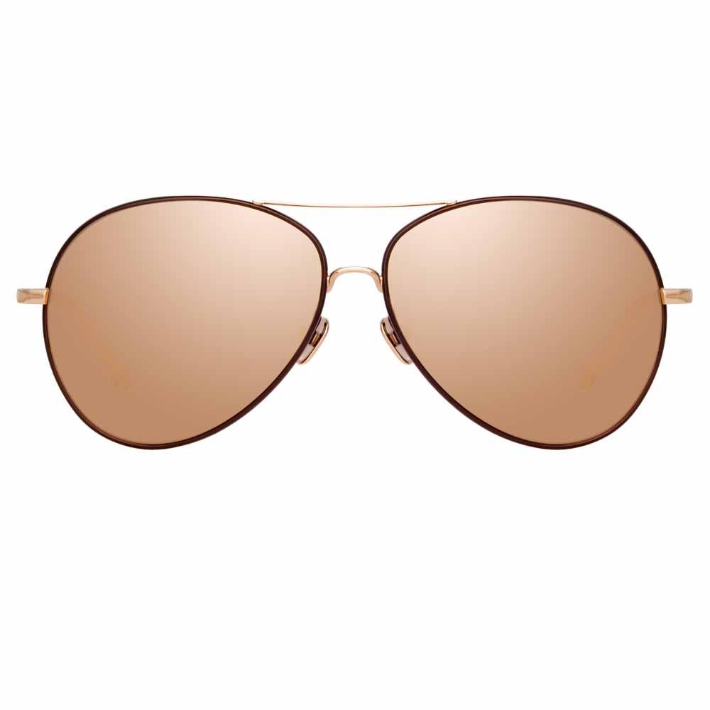 Color_LFL963C5SUN - Linda Farrow Diabolo C5 Aviator Sunglasses