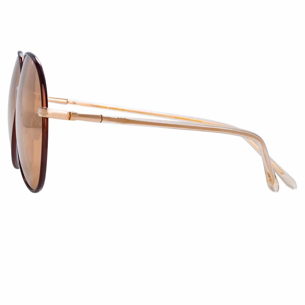 Color_LFL963C5SUN - Linda Farrow Diabolo C5 Aviator Sunglasses