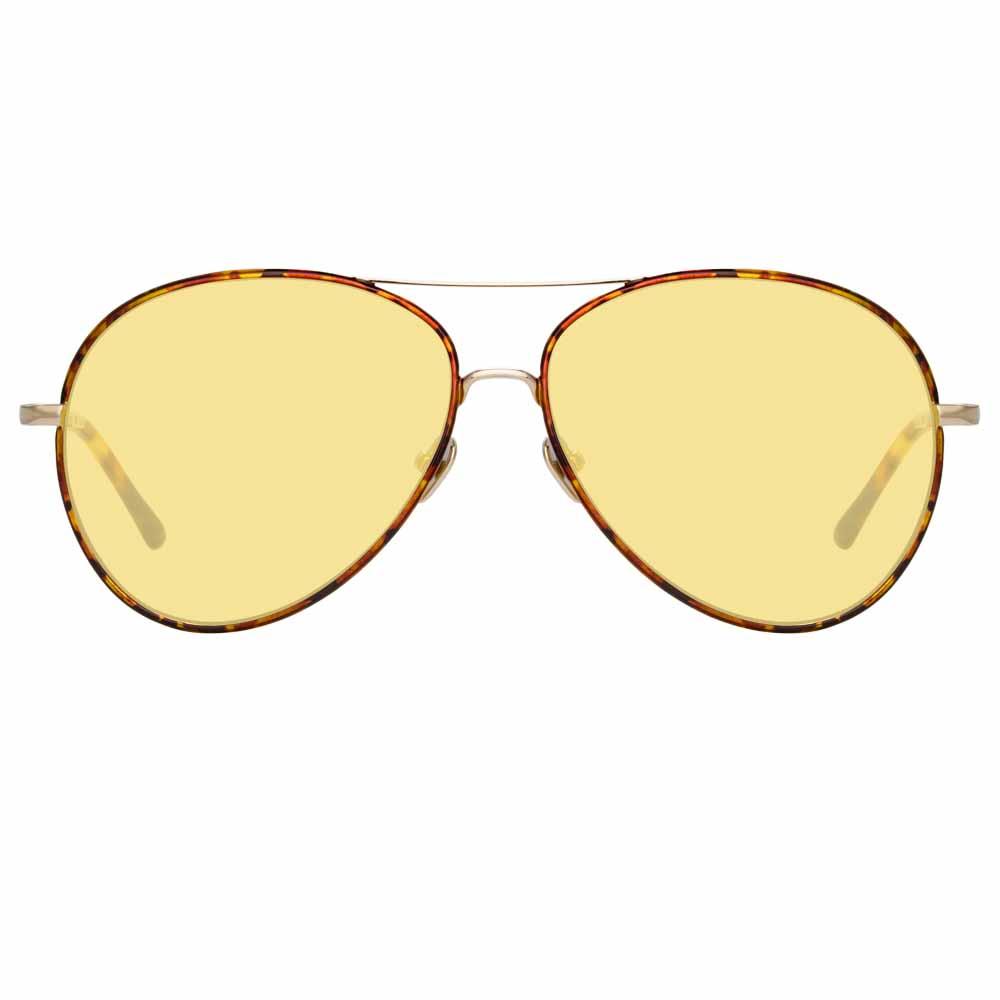 Color_LFL963C8SUN - Linda Farrow Diabolo C8 Aviator Sunglasses