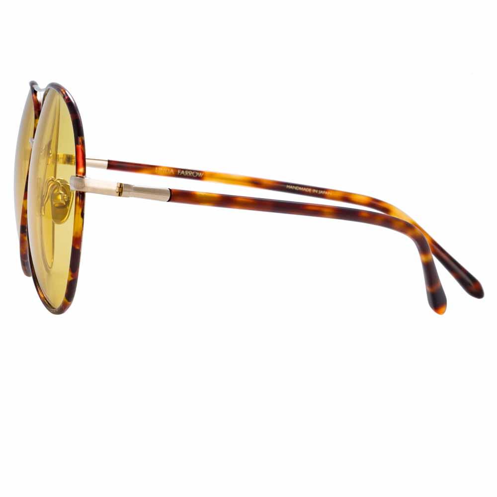 Color_LFL963C8SUN - Linda Farrow Diabolo C8 Aviator Sunglasses