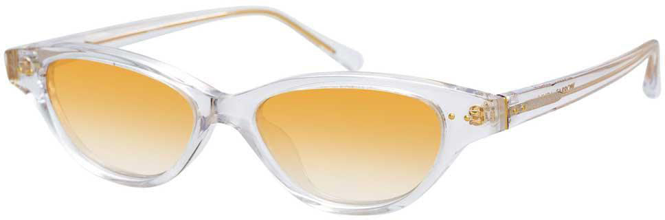 Color_LFL965C4SUN - Linda Farrow Alessandra C4 Cat Eye Sunglasses