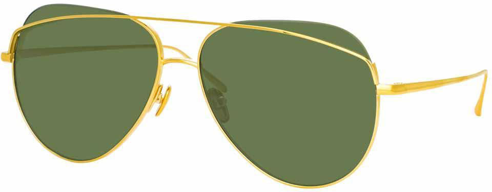 Color_LFL975C2SUN - Linda Farrow Colt C2 Aviator Sunglasses