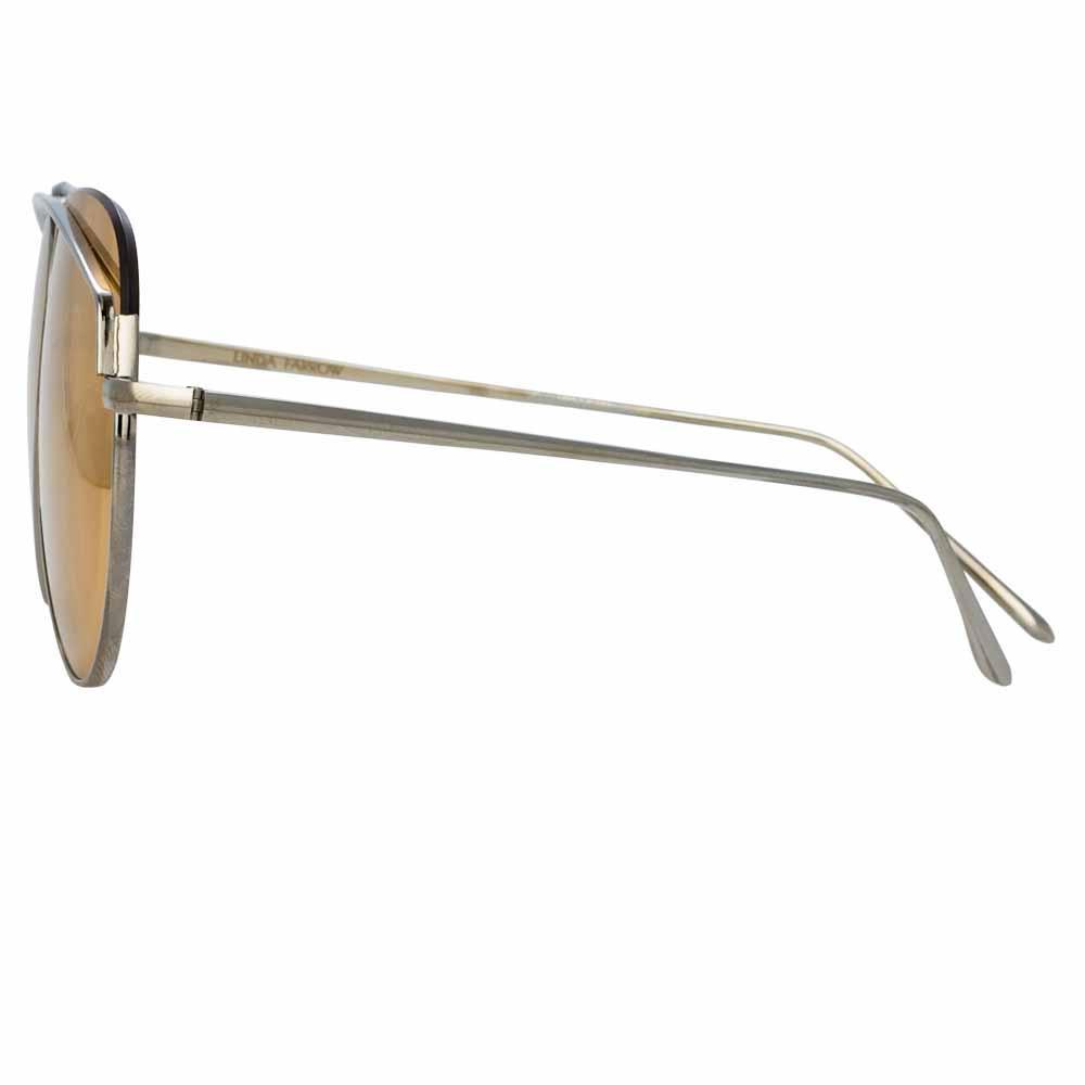 Color_LFL975C3SUN - Linda Farrow Colt C3 Aviator Sunglasses