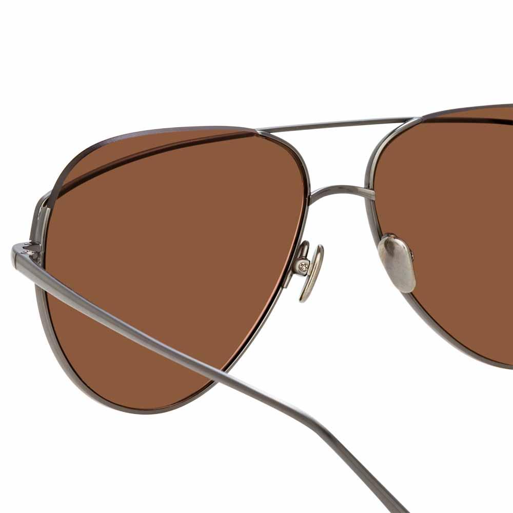 Color_LFL975C4SUN - Linda Farrow Colt C4 Aviator Sunglasses