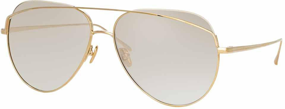 Color_LFL975C7SUN - Linda Farrow Colt C7 Aviator Sunglasses
