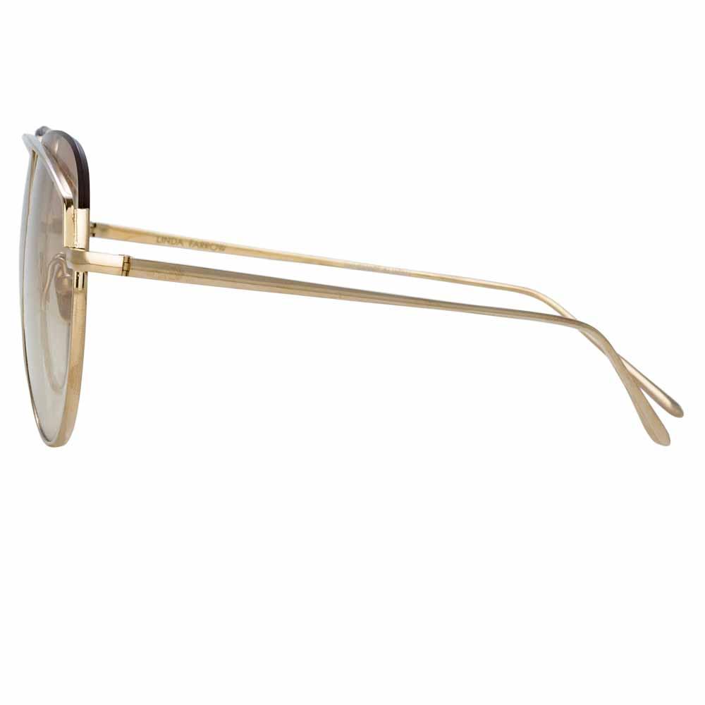 Color_LFL975C7SUN - Linda Farrow Colt C7 Aviator Sunglasses
