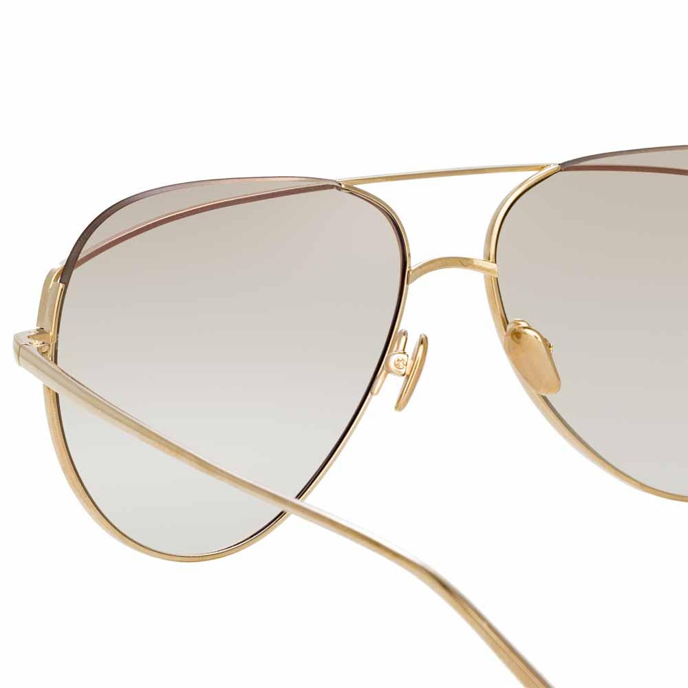 Color_LFL975C7SUN - Linda Farrow Colt C7 Aviator Sunglasses