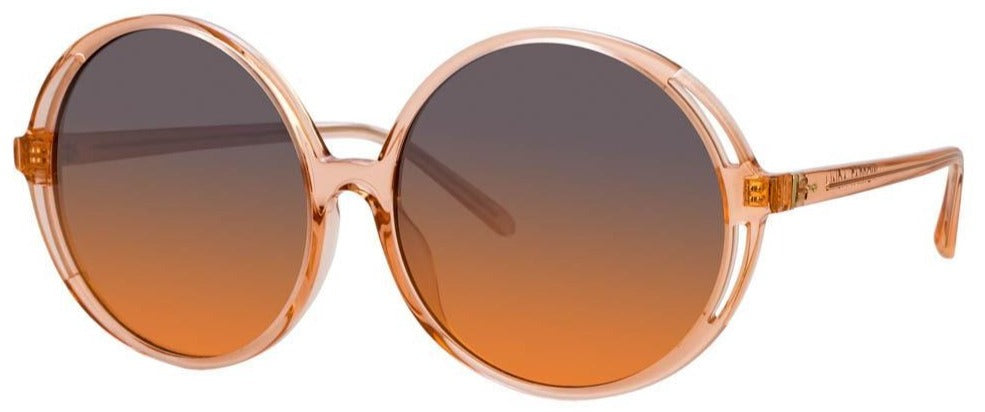 Color_LFL989C4SUN - Bianca Round Sunglasses in Orange