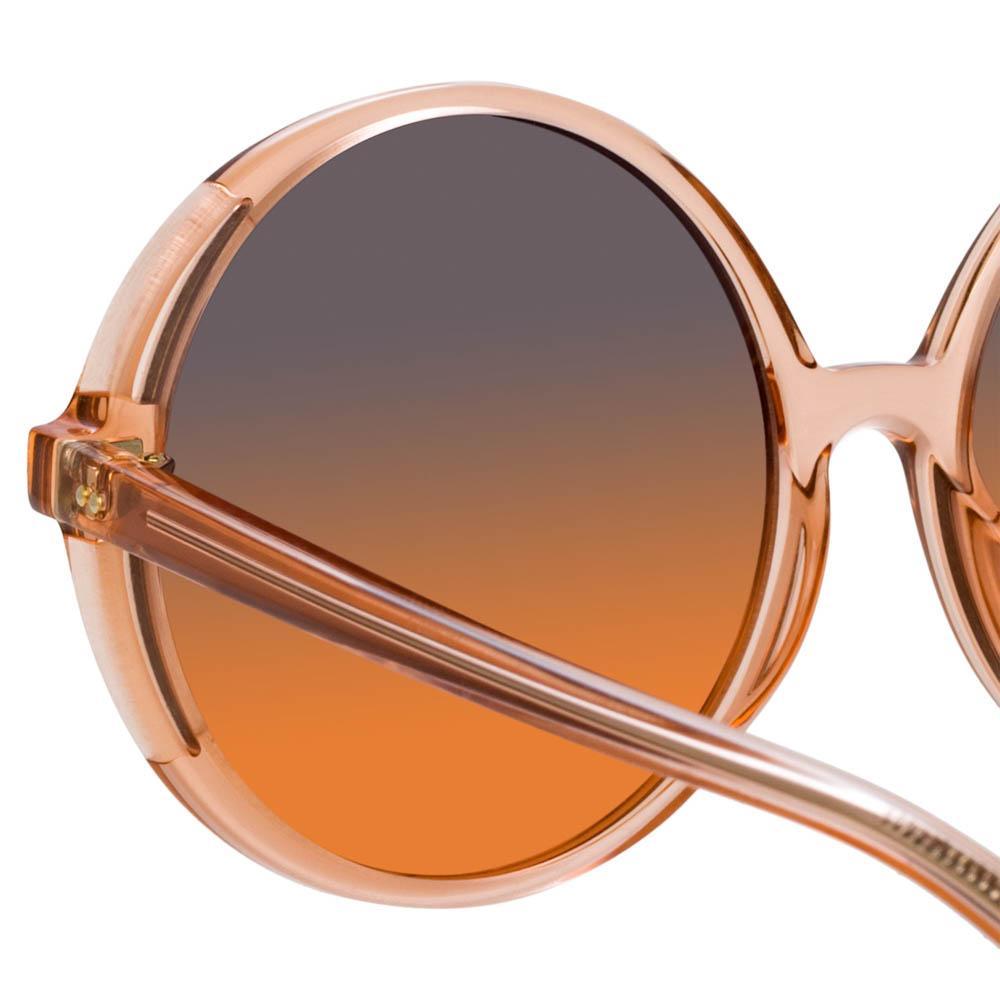 Color_LFL989C4SUN - Bianca Round Sunglasses in Orange