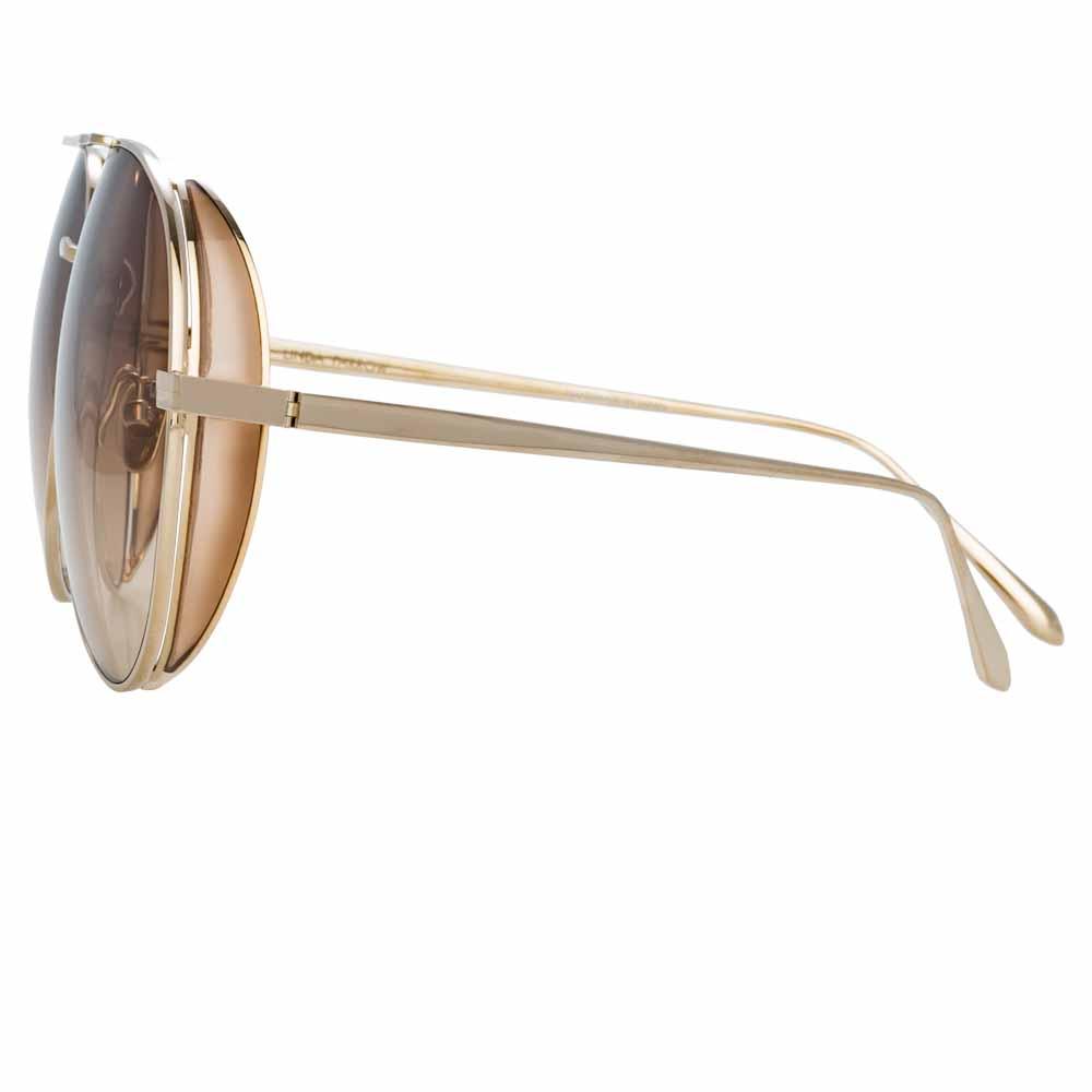 Color_LFL992C5SUN - Linda Farrow Ace C5 Aviator Sunglasses