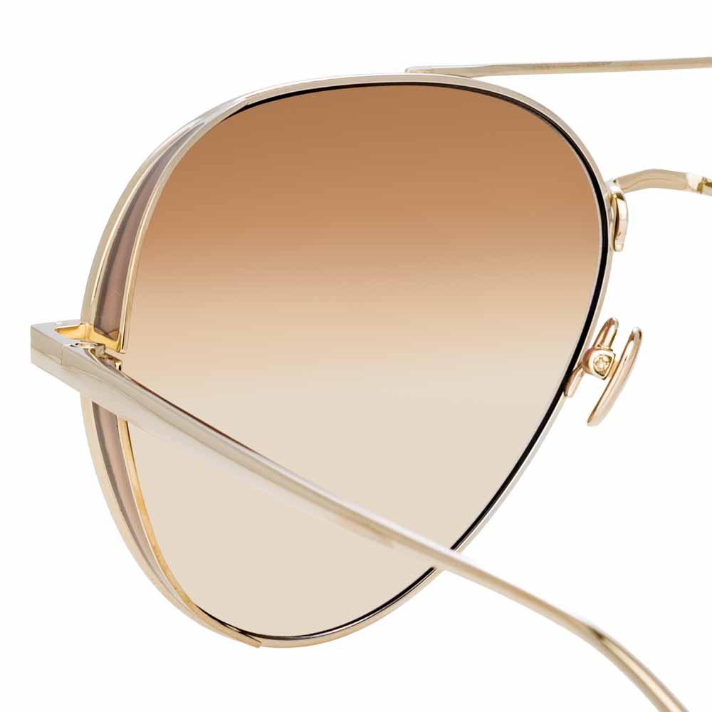 Color_LFL992C5SUN - Linda Farrow Ace C5 Aviator Sunglasses