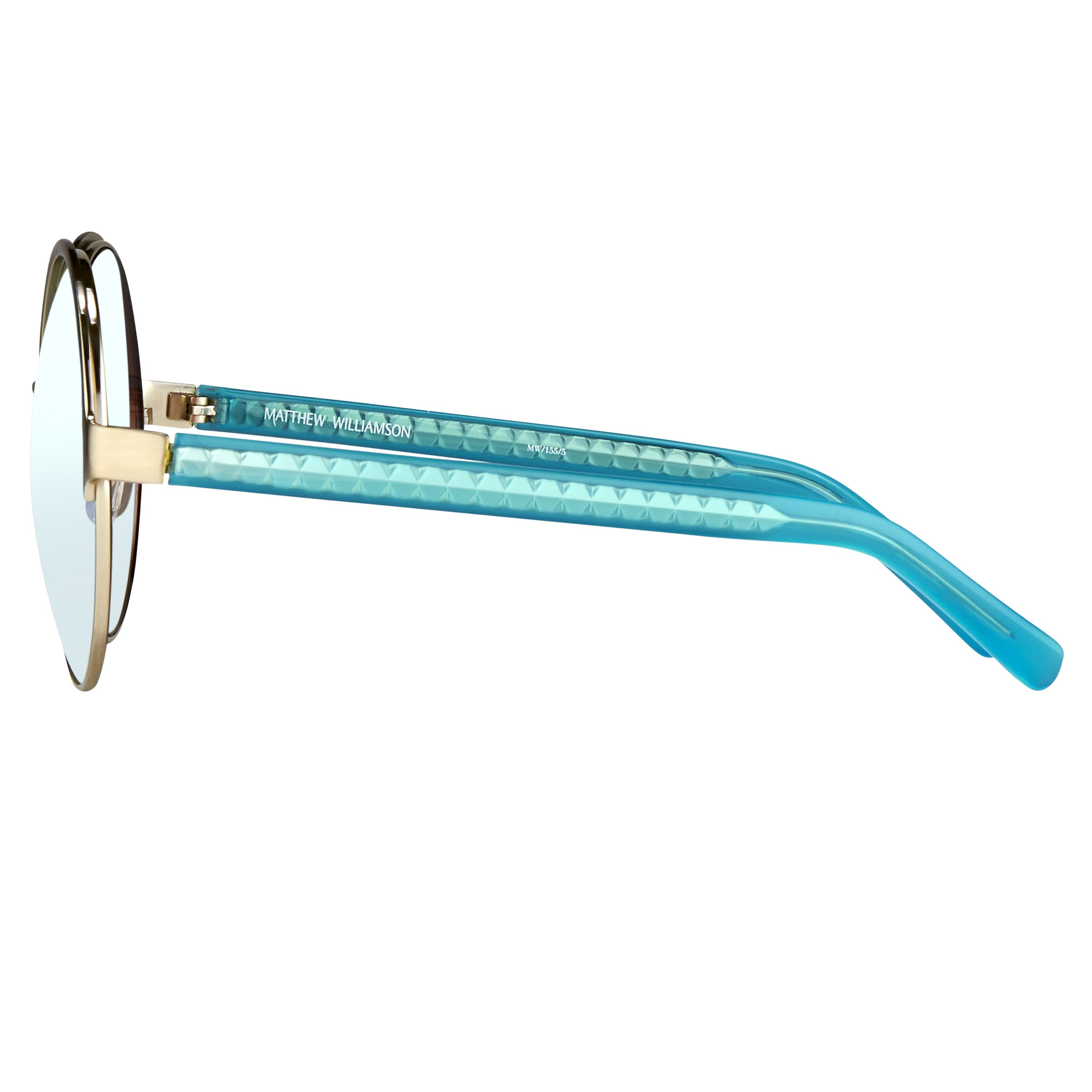 Color_MW155C5SUN - Matthew Williamson 155 C5 Round Sunglasses