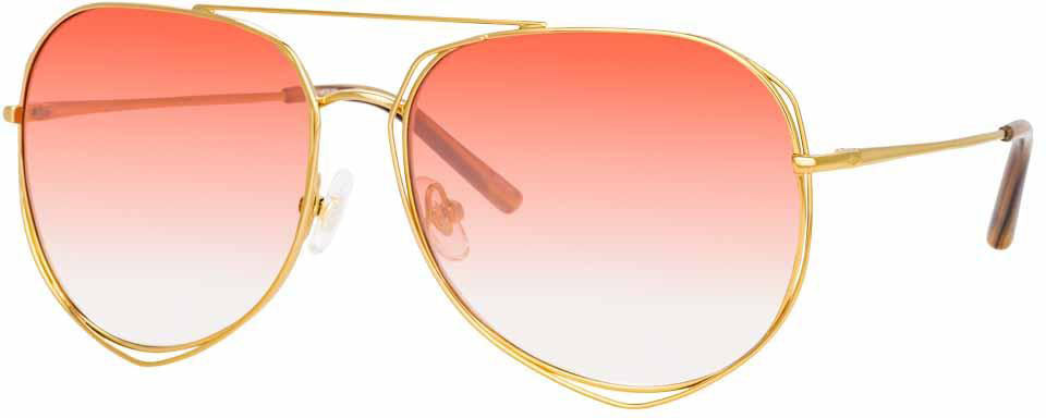 Color_MW222C10SUN - Matthew Williamson Heather C10 Aviator Sunglasses