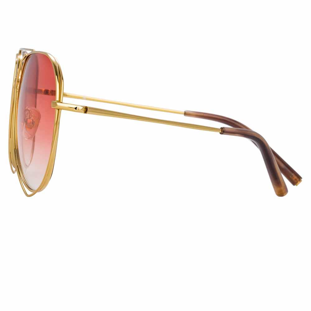 Color_MW222C10SUN - Matthew Williamson Heather C10 Aviator Sunglasses