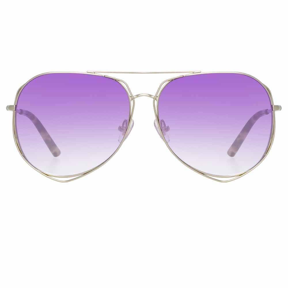 Color_MW222C11SUN - Matthew Williamson Heather C11 Aviator Sunglasses