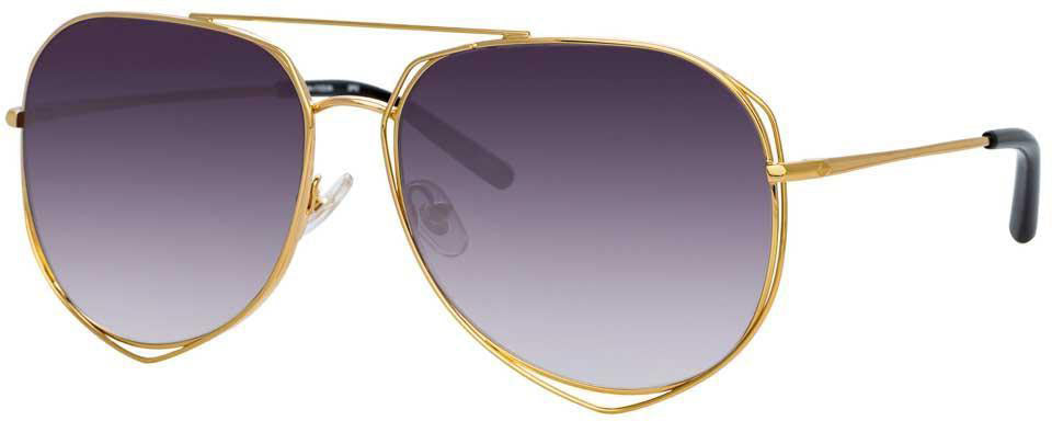 Color_MW222C1SUN - Matthew Williamson Heather C1 Aviator Sunglasses