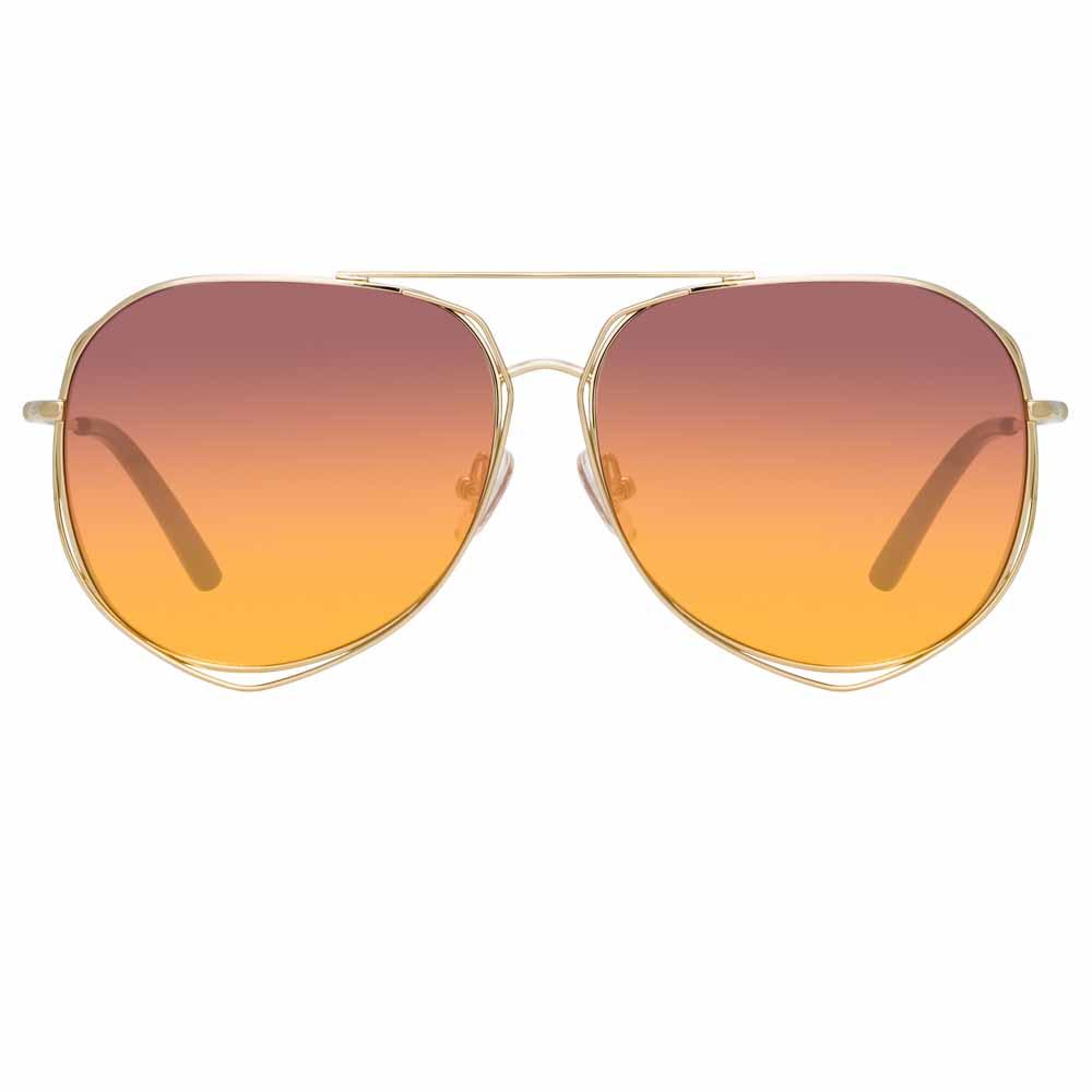 Color_MW222C7SUN - Matthew Williamson Heather C7 Aviator Sunglasses