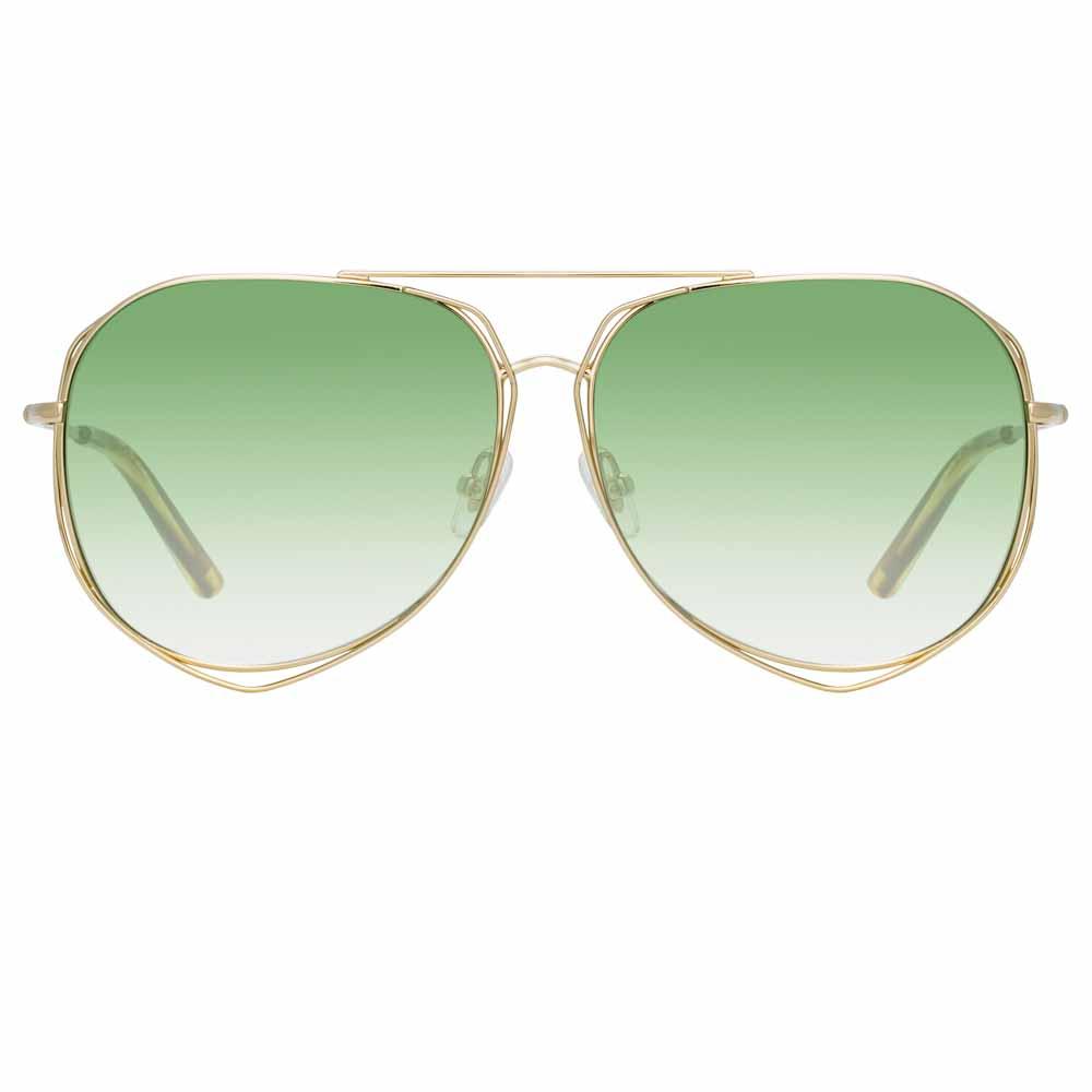 Color_MW222C8SUN - Matthew Williamson Heather C8 Aviator Sunglasses
