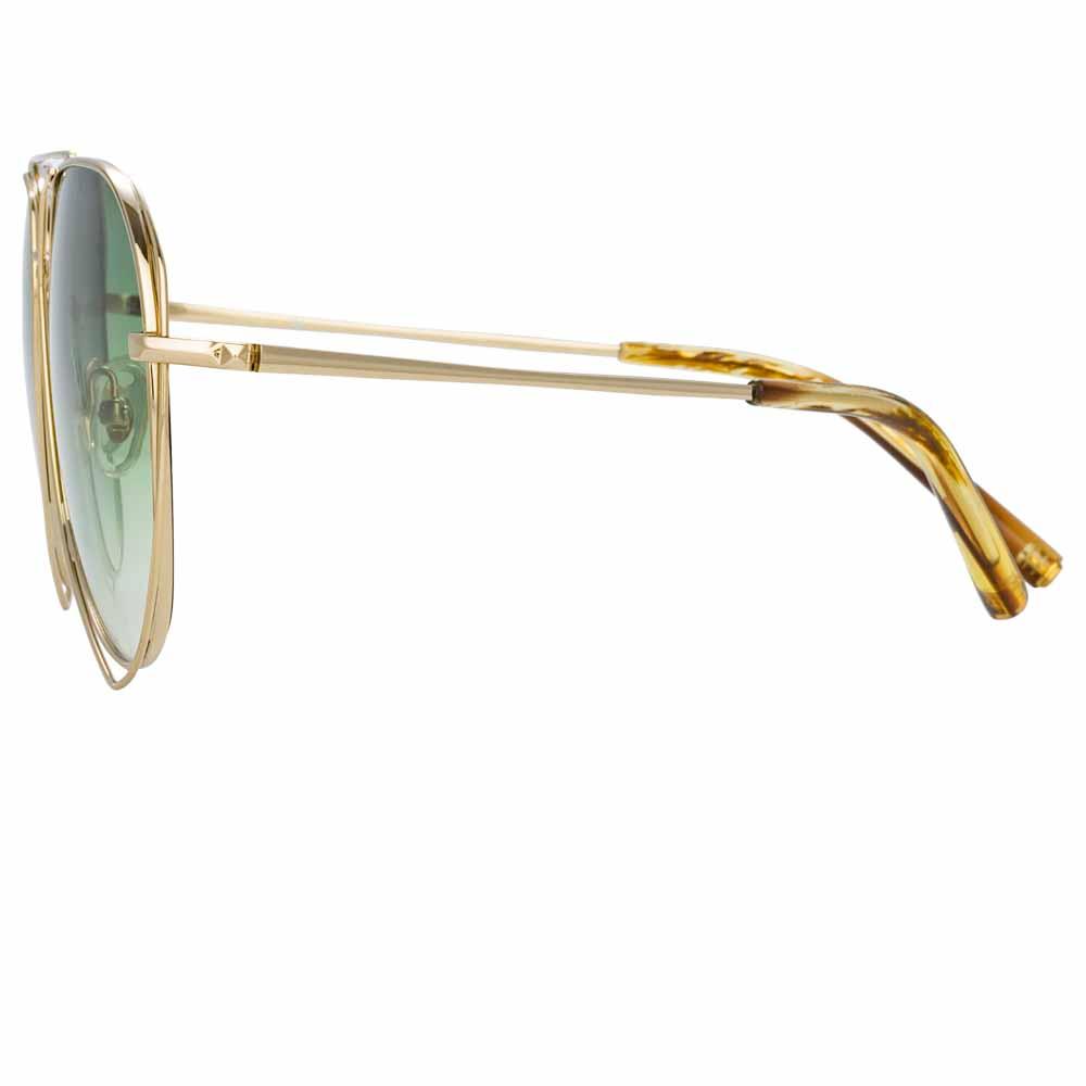 Color_MW222C8SUN - Matthew Williamson Heather C8 Aviator Sunglasses