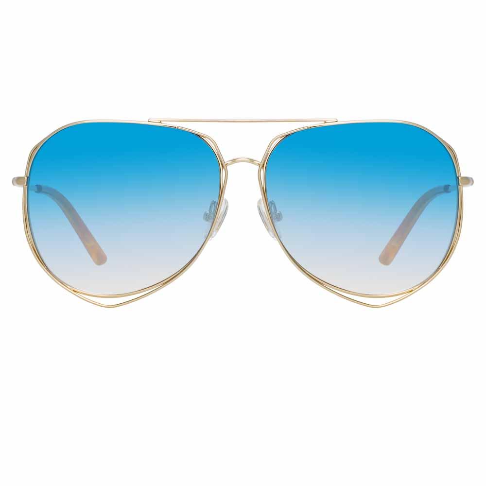 Color_MW222C9SUN - Matthew Williamson Heather C9 Aviator Sunglasses