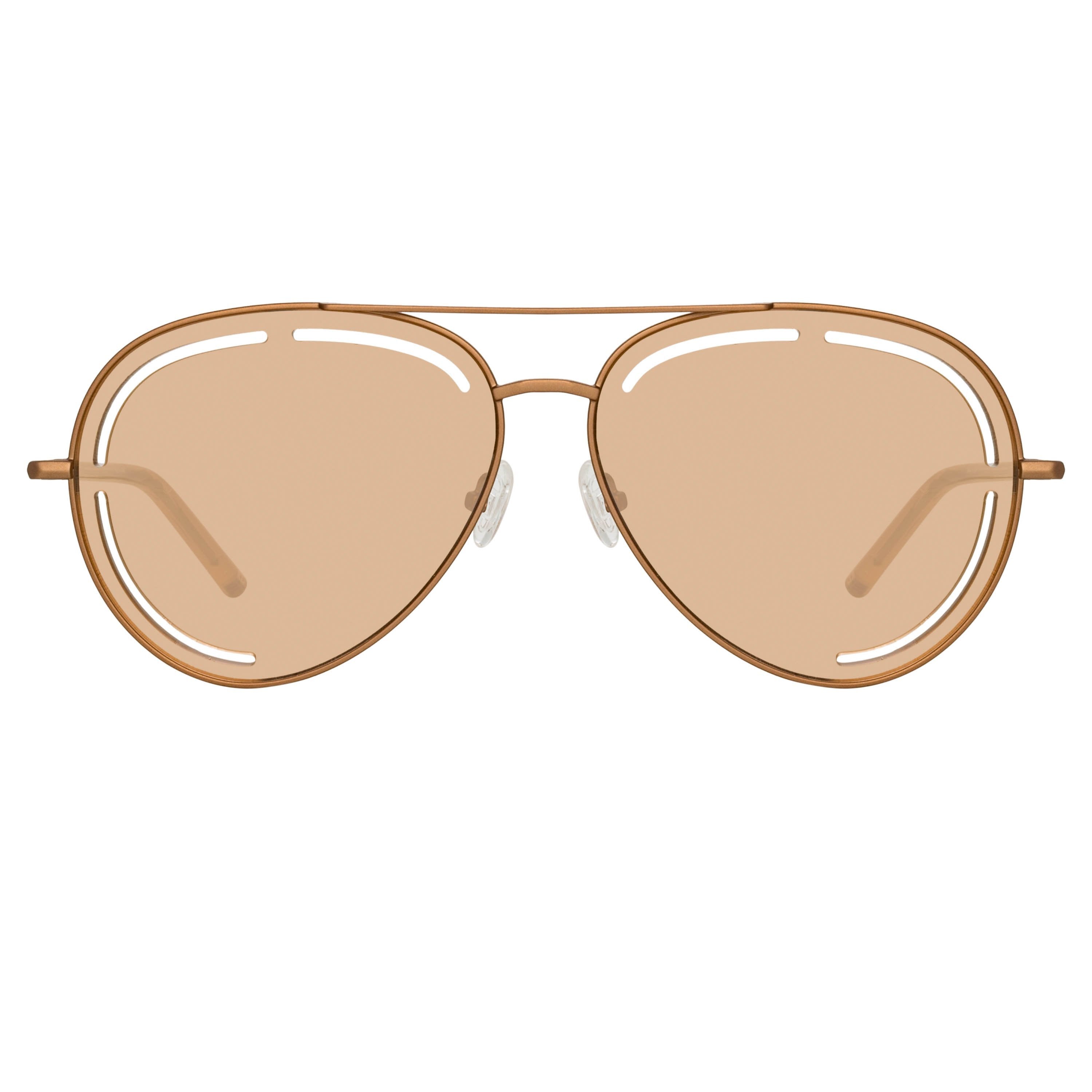 Color_MW264C4SUN - Matthew Williamson Foxglove Sunglasses in Nude