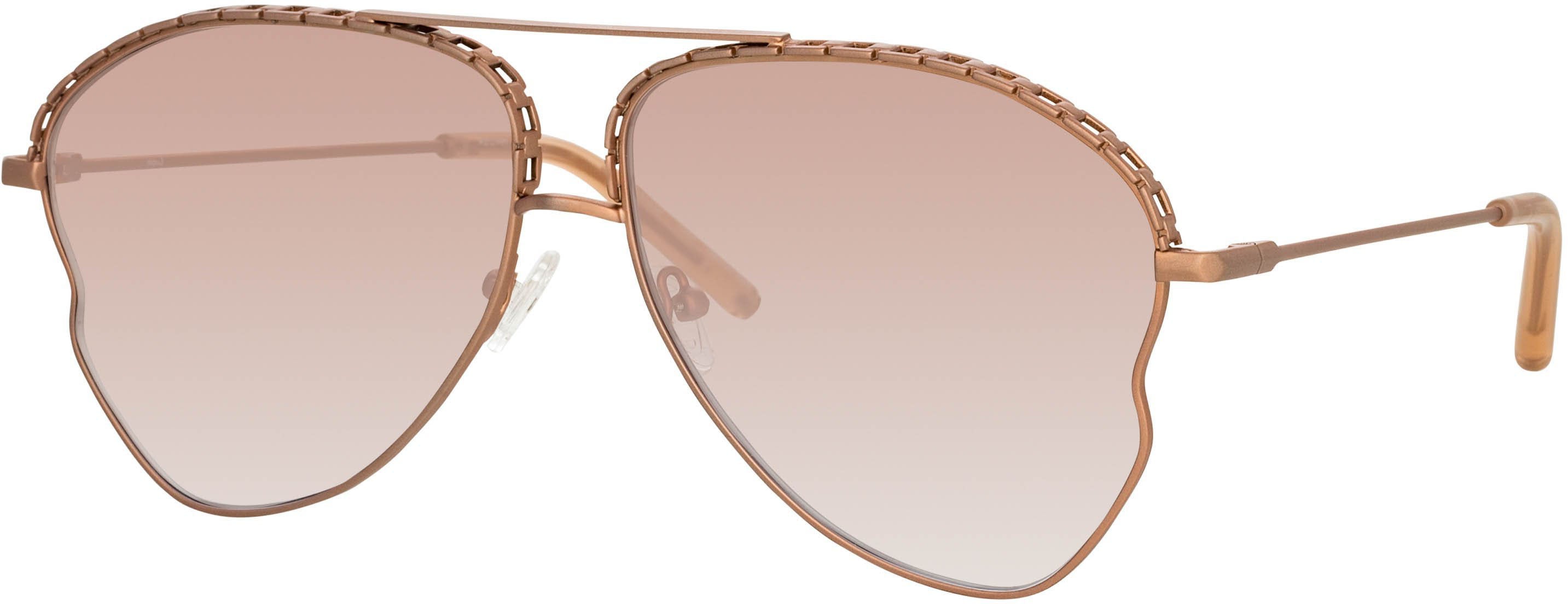 Color_MW272C4SUN - Matthew Williamson Lupin Sunglasses in Nude